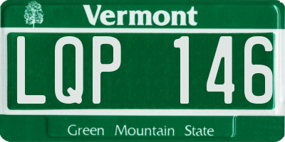 VT license plate LQP146