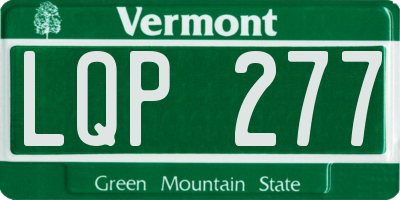 VT license plate LQP277