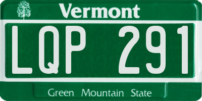 VT license plate LQP291