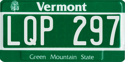 VT license plate LQP297