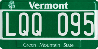 VT license plate LQQ095
