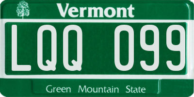 VT license plate LQQ099