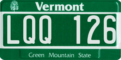 VT license plate LQQ126