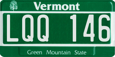 VT license plate LQQ146