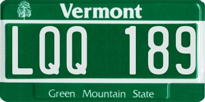 VT license plate LQQ189