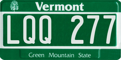 VT license plate LQQ277