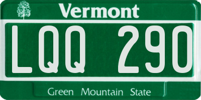 VT license plate LQQ290