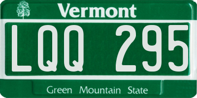 VT license plate LQQ295