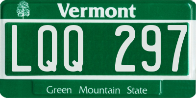 VT license plate LQQ297