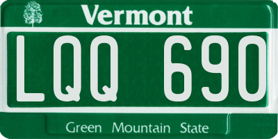 VT license plate LQQ690
