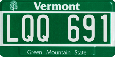 VT license plate LQQ691