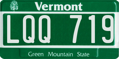 VT license plate LQQ719