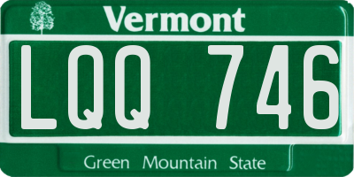 VT license plate LQQ746