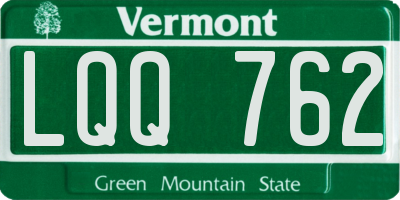 VT license plate LQQ762