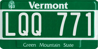 VT license plate LQQ771