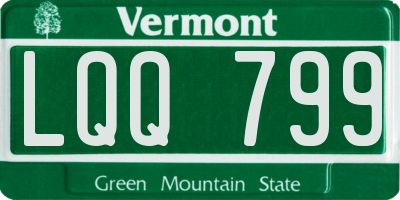 VT license plate LQQ799