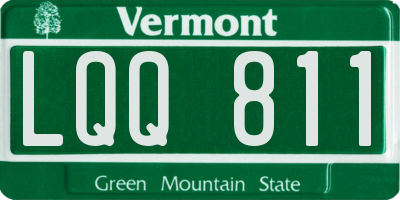 VT license plate LQQ811