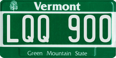 VT license plate LQQ900