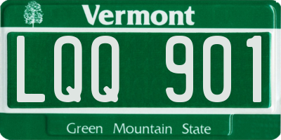 VT license plate LQQ901