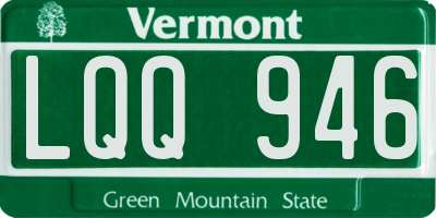 VT license plate LQQ946