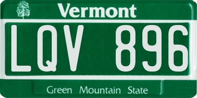 VT license plate LQV896