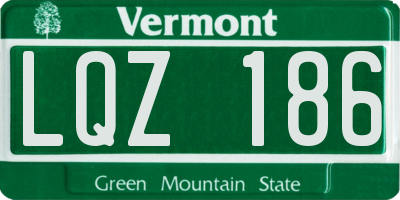 VT license plate LQZ186
