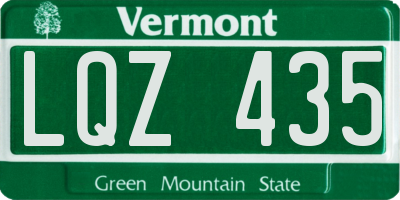 VT license plate LQZ435