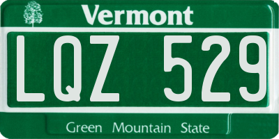 VT license plate LQZ529