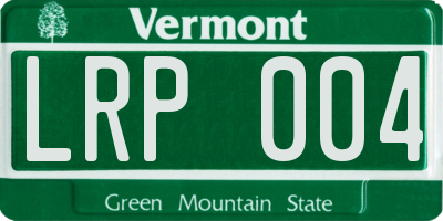 VT license plate LRP004