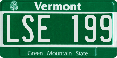 VT license plate LSE199