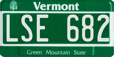 VT license plate LSE682