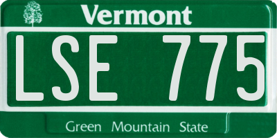 VT license plate LSE775
