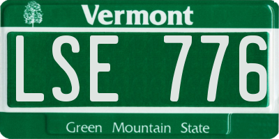 VT license plate LSE776