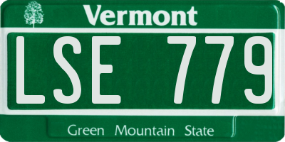 VT license plate LSE779