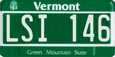 VT license plate LSI146