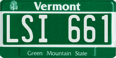 VT license plate LSI661