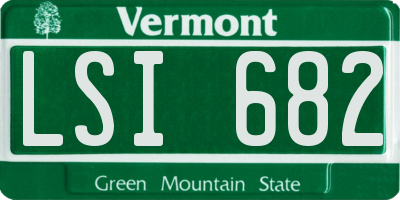 VT license plate LSI682