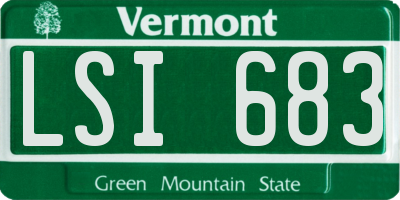 VT license plate LSI683