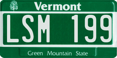 VT license plate LSM199