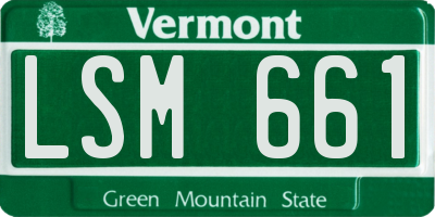 VT license plate LSM661