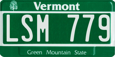VT license plate LSM779