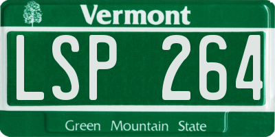 VT license plate LSP264