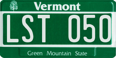 VT license plate LST050