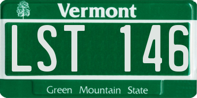 VT license plate LST146