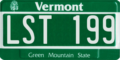 VT license plate LST199
