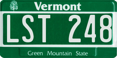 VT license plate LST248
