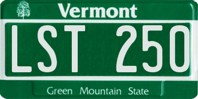 VT license plate LST250