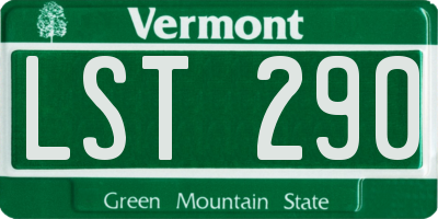 VT license plate LST290