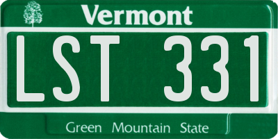 VT license plate LST331