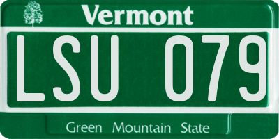 VT license plate LSU079